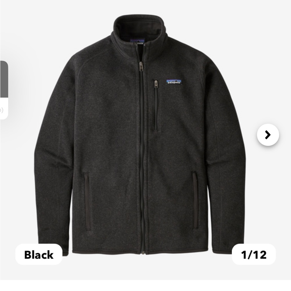 Men’s Patagonia better sweater full zip